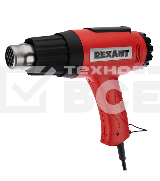 Фен строительный Rexant, 230 В/1600 Вт 