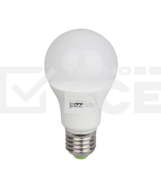 Лампа светодиодная PPG A60 AGRO 9Вт грушевидная E27 230В (для растений) IP20 JazzWay 5002395