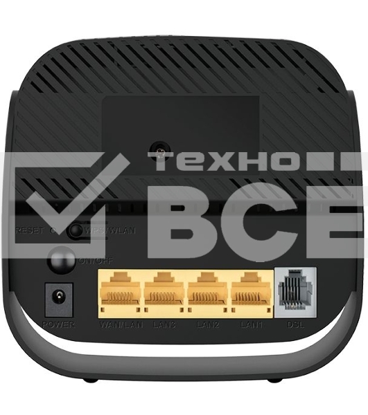 Роутер беспроводной D-Link DSL-2640U/R1A ADSL2+ черный ANNEX B