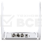 Роутер Mercusys 300Mbps Multi-Mode Wireless N Router, 2× Fixed External Antennas, 2× 10/100 Mbps LAN Ports, 1× 10/100 Mbps WAN Port, FEATURE: Access Point Mode, WPS/Reset Button, IPTV, IPv6, Beamforming, MU-MIMO, Parental Controls, Guest Network, фото 1