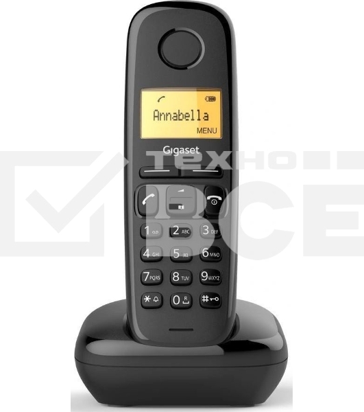 Радиотелефон Dect Gigaset A170 SYS RUS черный АОН