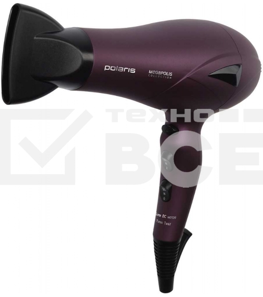 Фен Polaris PHD2010Ti  фиолетовый  2100Вт