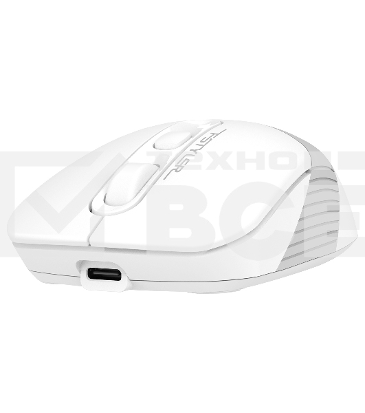 Мышь беспроводная A4Tech Fstyler FB10C белый/серый, 2000 dpi, радиоканал, Bluetooth, USB, кнопки - 4