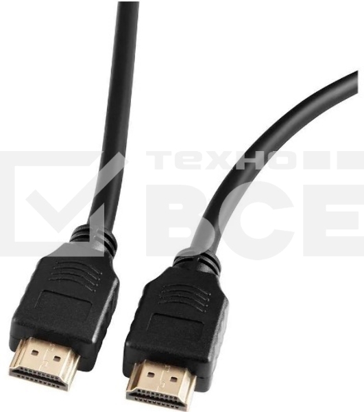 Кабель аудио-видео Ultra HD HDMI (m)/HDMI (m) 2м. позолоченные контакты черный