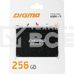 Накопитель SSD Digma Run P1, 256Gb, SATA III, 2.5