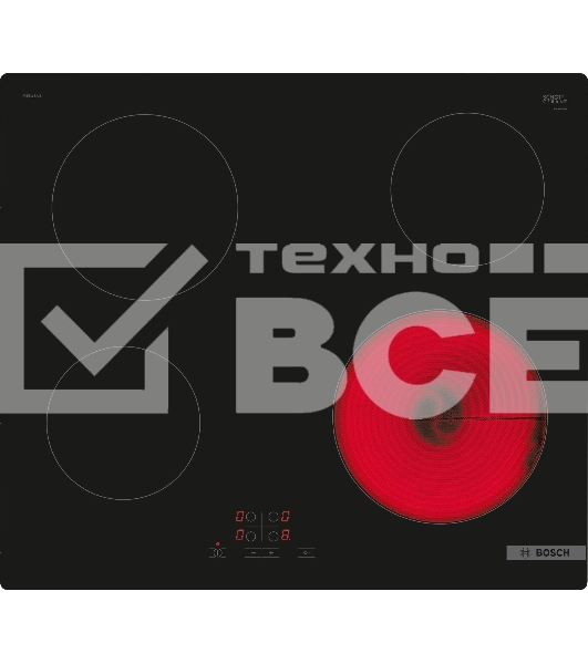 Варочная поверхность Bosch PKE611BA2E черный