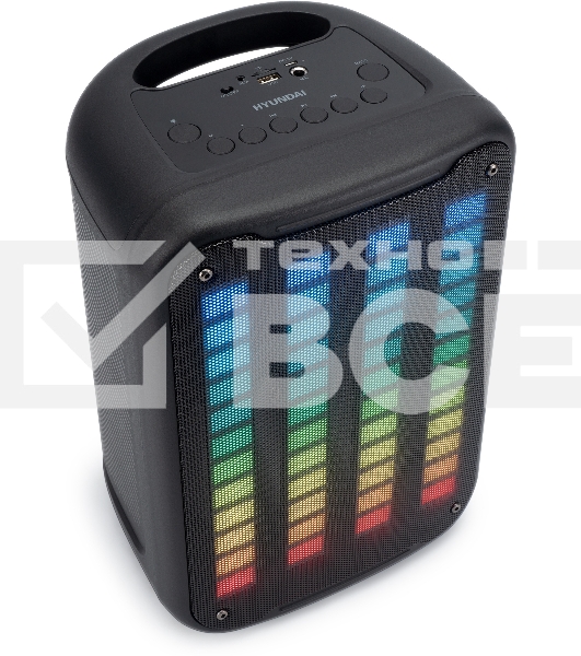 Минисистема Hyundai H-MC1204 черный 10Вт FM USB BT micro SD