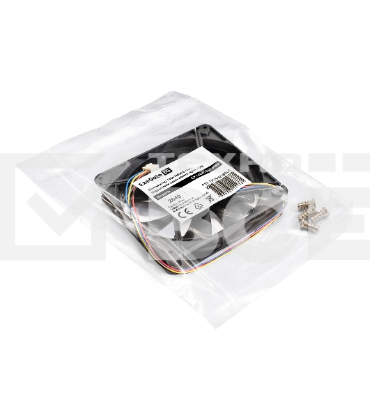 Вентилятор для корпуса ExeGate EX14025S4P-PWM черный, 140 мм, 1200 об/мин, 24 дБ, 4 pin