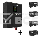 Комплект Источник бесперебойного питания EX296005RUS + батарея 150Aч EX282990RUS 4шт ExeGate FineSine SX-7000.LCD.AVR.2SH.T + батарея ExeGate DT 12150 (12В, 150Ач) 4шт, фото10