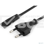 Кабель питания Filum CEE 7/16-С7, 3х0.5мм, 220В, 2.5A, черный, 1м [FL-PC2.5-EU-C7-1M] (873352), фото 1