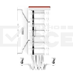 Кулер для процессора PCCooler RZ400 V2 WH (230W, 4-pin PWM, 155mm, Al/Cu, 4x6mm, 1x120mm, 86.73CFM, 32dBA, 2200RPM, S: 1851/1700/1200/115X, AM5/AM4, black), фото5