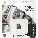 Флеш карта Kingston 128GB micSDXC Canvas Select Plus 100R A1 C10 Single Pack w/o ADP EAN: 740617299076, фото4