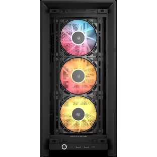 Корпус без блока питания Corsair Frame 4000D RS ARGB, Midi-Tower, TG, 3x120мм ARGB, 2xUSB-A 3.2, 1xUSB 3.2 Type-C, E-ATX, ATX, mATX, mITX Black