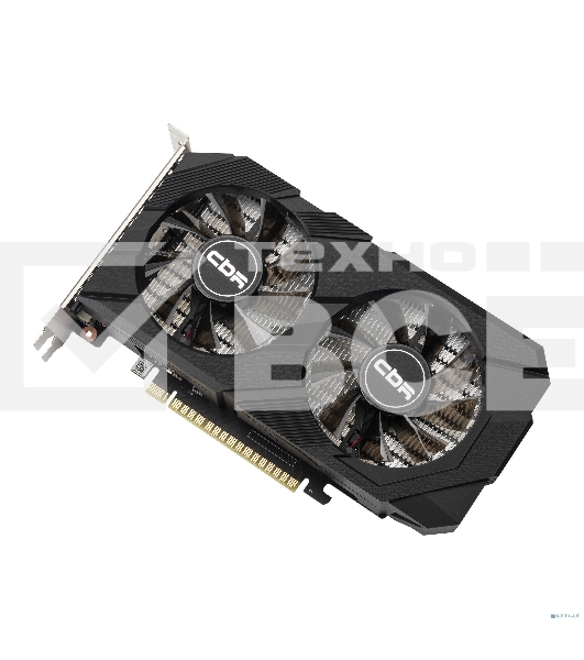 Видеокарта CBR GTX1650 4Gb GDDR6, 128bit, 1410-1590Mhz, 1xDP + 1xHDMI + 1xDVI, 75W, Ret