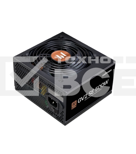Блок питания Zalman ZM500-GV2SE, 500Вт, 80 PLUS Bronze, 120мм, черный