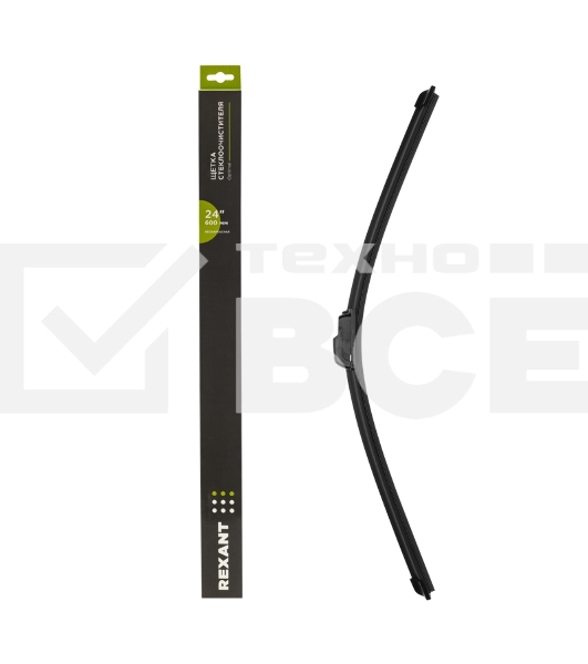 Щетка стеклоочистителя бескаркасная Rexant Optimal, 600 мм