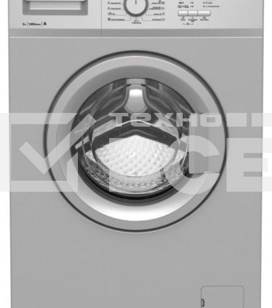 Стиральная машина Beko WRS 55P1 BSS 7320510018 серебристый, загрузка фронтальная 5 кг, 1000 об/мин., класс: А