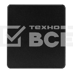 Заглушка Kranz ROUND декоративная с суппортом оникс, фото 1