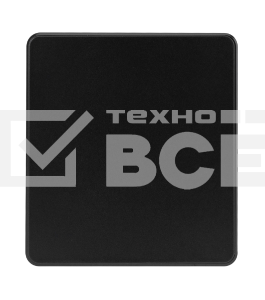 Заглушка Kranz ROUND декоративная с суппортом оникс