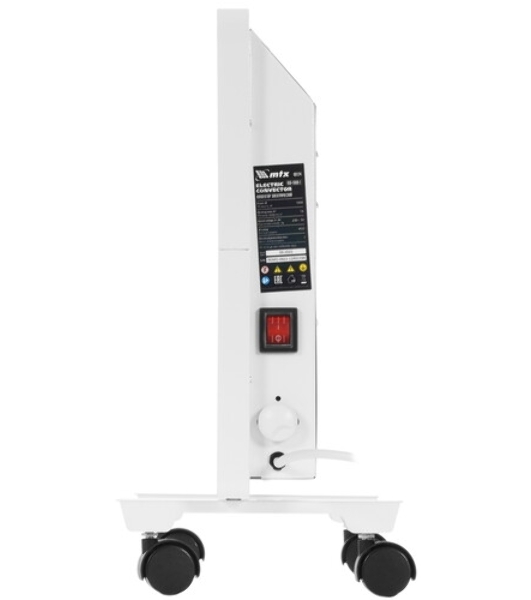 Конвектор электрический MTX CH-1000, белый, 1000 Вт, 10 м2, термостат