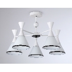 Светильник Ambrella light TR3165/5 WH/BK белый/черный E27/5 max 60W D580*380, фото 1