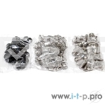 Крепежный комплект 5bites NM-16 для инсталляции патч-панелей: винт, шайба, гайка, упаковка 50 шт., фото 1