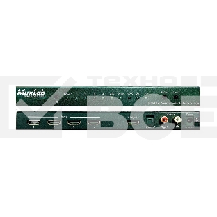 Коммутатор MuxLab 500437 4х1 HDMI с деэмбедером аудио, HDMI 2.0 4K/60