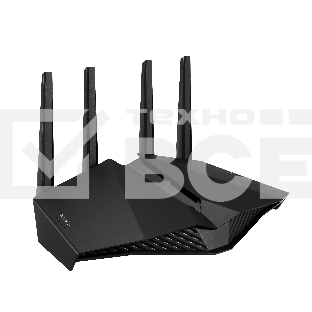 Роутер ASUS RT-AX82U роутер 802.11b/g/n/ac/ax, до 574 + 4804Мбит/c, 2,4 + 5 гГц, 4 антенны, USB, GBT LAN ; 90IG05G0-MO3R10