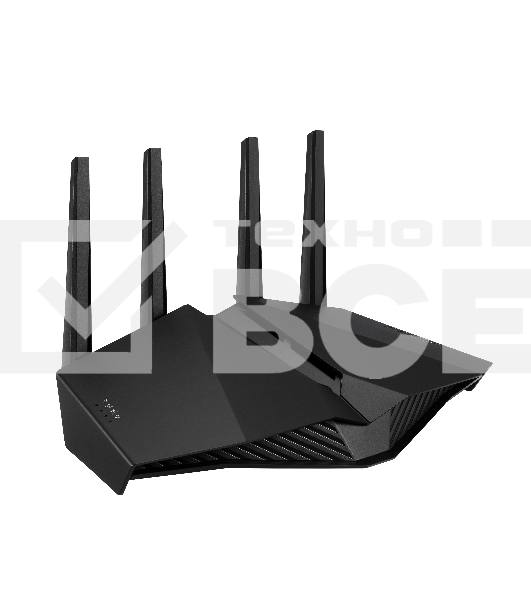 Роутер ASUS RT-AX82U роутер 802.11b/g/n/ac/ax, до 574 + 4804Мбит/c, 2,4 + 5 гГц, 4 антенны, USB, GBT LAN ; 90IG05G0-MO3R10