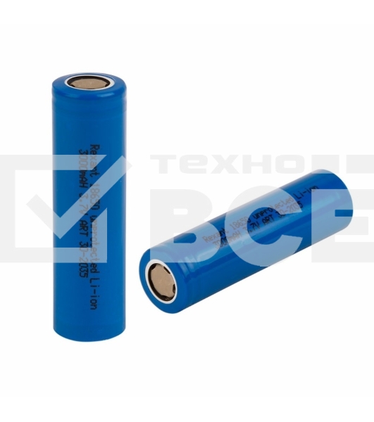 Высокоемкостный аккумулятор 18650 unprotected 20 А Li-ion 3000 mAH 3.7 В Rexant