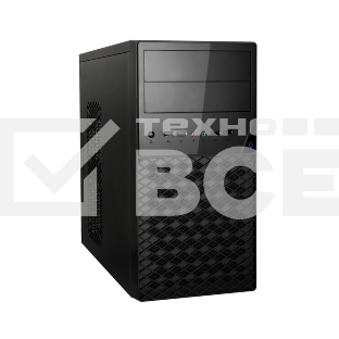 Компьютерный корпус Exegate EX284028RUS Minitower BA-203U Black, mATX, <AA350, 80mm>, 2*USB+1*USB3.0, Audio