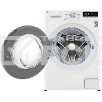 Стиральная машина LG F2V5HS0W / LG AIDD белый, загрузка фронтальная 7 кг, 1200 об/мин., класс: A, фото5