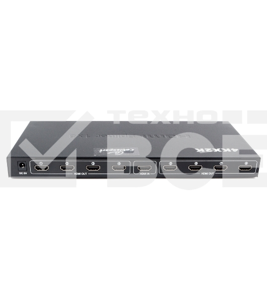 Разветвитель HDMI Cablexpert DSP-8PH4-03, HD19F/8x19F, 1 компьютер => 8 мониторов, Full-HD, 3D, 1.4v, каскадируемый