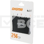 Накопитель SSD Digma Run P1, 256Gb, SATA III, 2.5