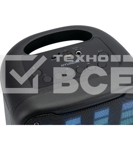 Минисистема Hyundai H-MC1204 черный 10Вт FM USB BT micro SD