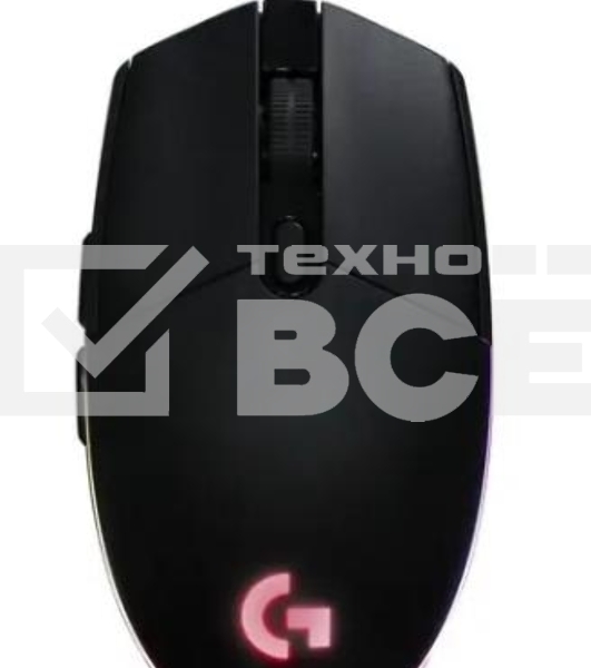 Мышь проводная Logitech G102 LIGHTSYNC черный, 8000 dpi, USB, кнопки - 6