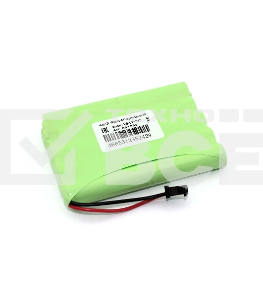 Аккумулятор Ni-cd 12V 1800mAh AA Flatpack разъем SM
