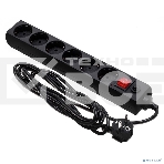 Сетевой фильтр Buro 600SH-16-3-B 3м (6 розеток) черный (коробка), фото7