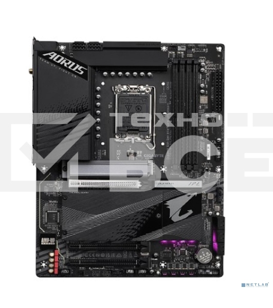 Материнская плата Gigabyte Z790 AORUS ELITE AX, LGA 1700, Intel Z790, 4xDDR5, 6xSATA, 4xM.2, 1xPCI-E 5.0 x16, 1xPCI-E 3.0 x4, 1xDP, 1xHDMI, 1x 2.5Gb LAN, 2xUSB-A 2.0, 3xUSB-A 3.2 Gen 1, 2xUSB-A 3.2 Gen 2, 1xUSB-C 3.2 Gen 2x2, 7.1, ATX