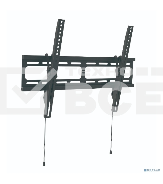 Универсальное наклонное настенное крепление Wize WT55 для 32'-80' LCD телевизоров, VESA 600x400 до 45 кг, черный