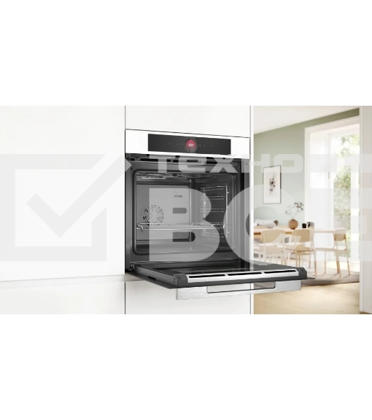 Встраиваемый духовой шкаф электрический Bosch Serie 8 HBG7341W1 белый