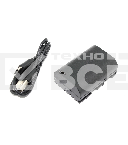 Аккумуляторная батарея для фотоаппарата Canon EOS 5D Mark II (LP-E6 Pro) USB Type-C 7.4V 2250mAh