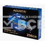 Накопитель SSD ADATA LEGEND 710, 256Gb, PCIe 3.0 x4, M.2 2280, NVMe, R/W 2100/1000, с радиатором, фото16