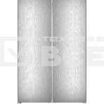 Холодильник Liebherr Комбинация XRFsf 5240-22 001(SFNsfd 5247-22 001+ SRsfd 5220-22 001) серебристый двухкамерный 412/262л морозилка сбоку, Side by Side, фото3