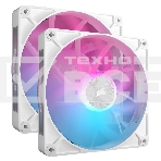 Вентилятор для корпуса Corsair iCUE LINK RX140 RGb (140x140x25мм, 4-pin PWM, RGb, 94.7CFM, 36dBA, 1700RPM, белый, 2pcs), фото6