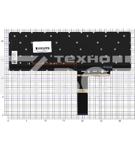 Клавиатура для ноутбука Lenovo IdeaPad 1 15AMN7 черная