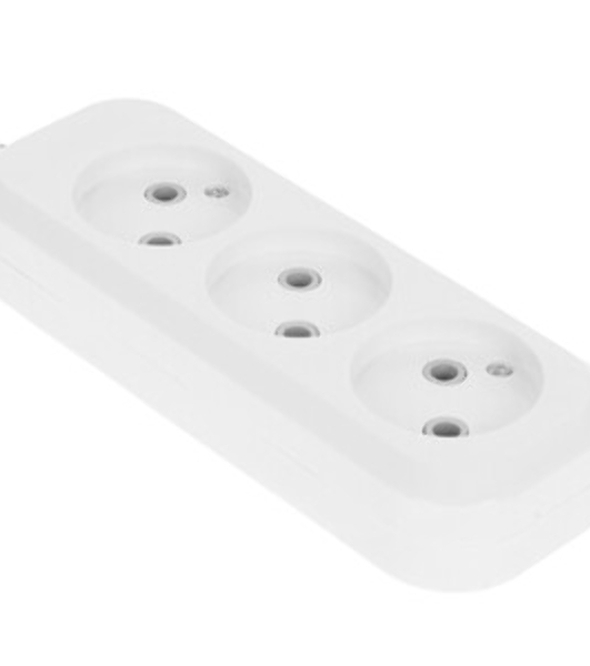 Удлинитель бытовой Smartbuy (SBE-10-3-1.5m-N) 3 гн х 1,5 м белый