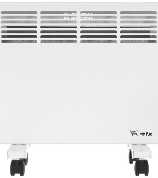 Конвектор электрический MTX CH-1000, белый, 1000 Вт, 10 м2, термостат