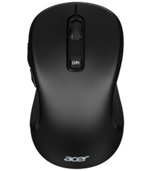 Мышь беспроводная Acer OMR303 черный, 1600 dpi, радиоканал, USB, кнопки - 6