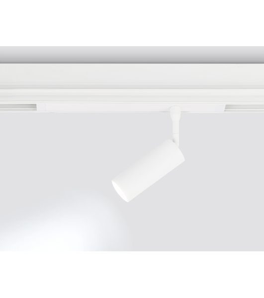 Управляемый светодиодный светильник для шинопровода Magnetic Ambrella light GL1201 WH белый IP20 7W 3000K-6400K 220V 36° D35*80 (Без ПДУ)